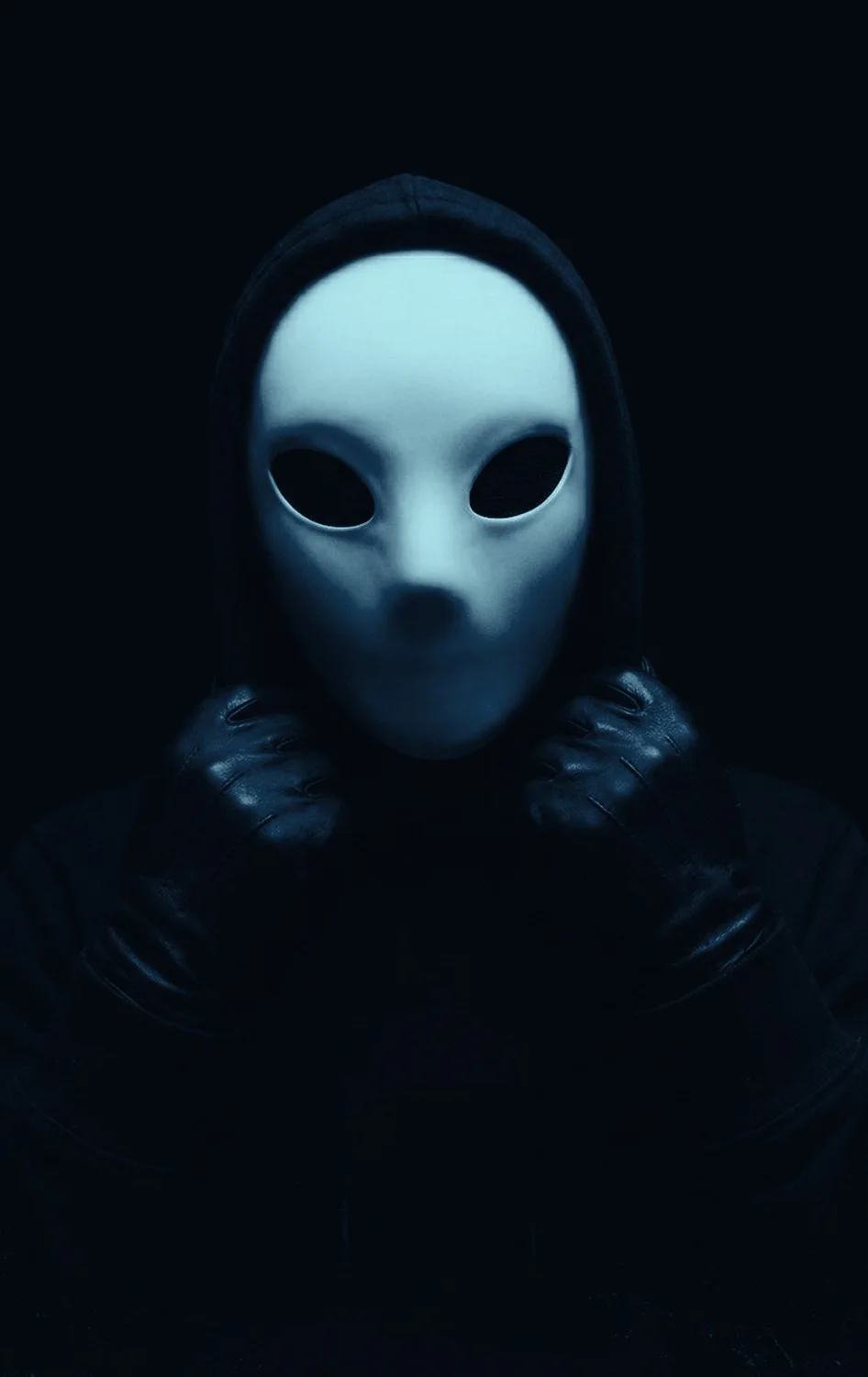 LEMON in a black hood and white mask